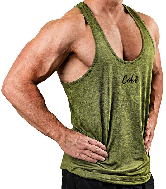 Men’s Workout Vest - Army Green