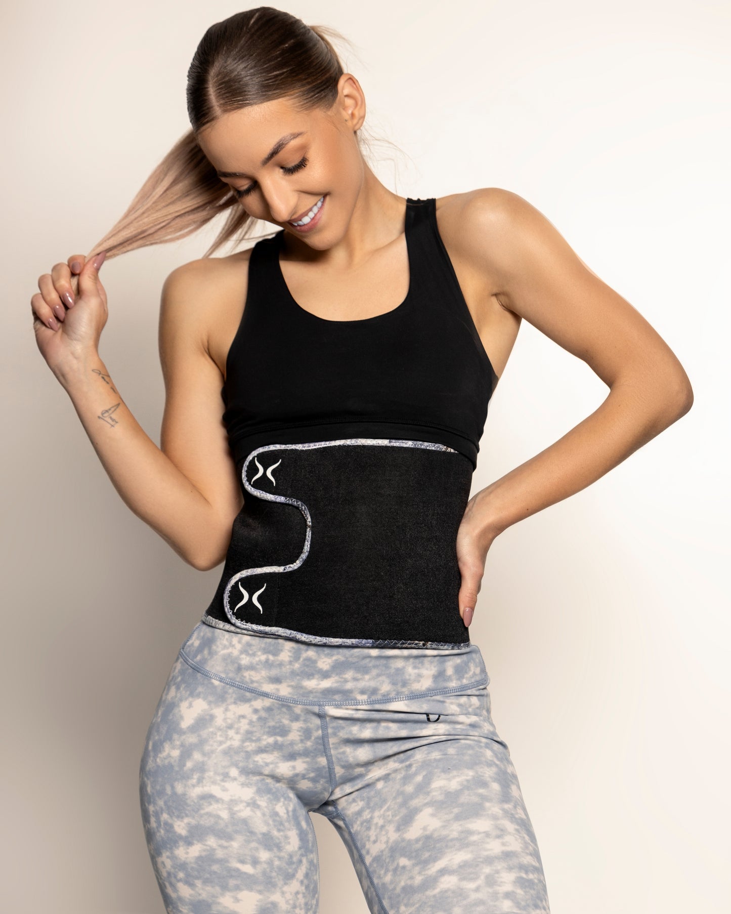 Hybrid Sweat Belt & Fat Burning & Skin Rejuvenating Bio Gel