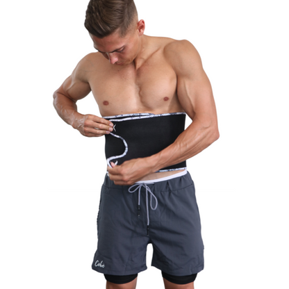 Hybrid Sweat Belt & Fat Burning & Skin Rejuvenating Bio Gel
